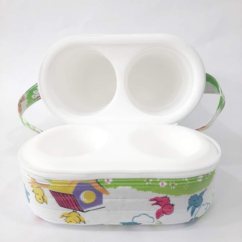 Cartoon Feeder Cover With Bottles