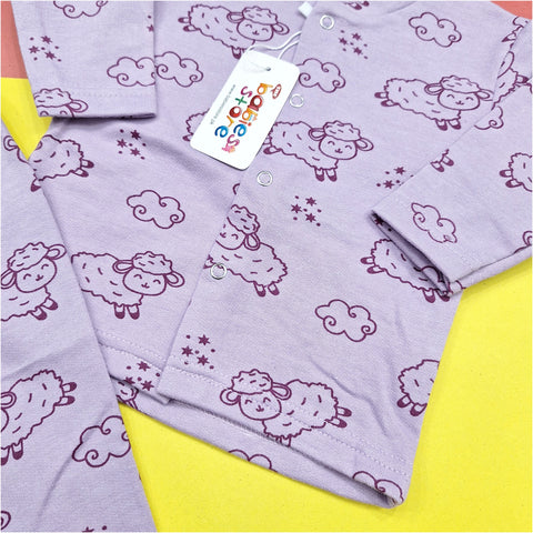 TBS - Night Suit - Purple - Sheeps