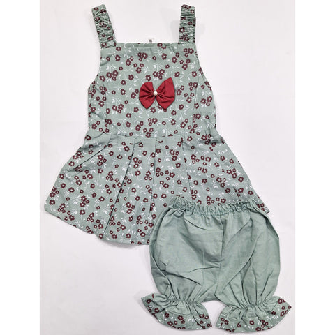 New Sweet - Frock - Flowers - Green