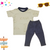 Super Kid - Short Sleeves - Track Suit - Green