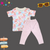 Super Kid - Short Sleeves - Track Suit - Pink