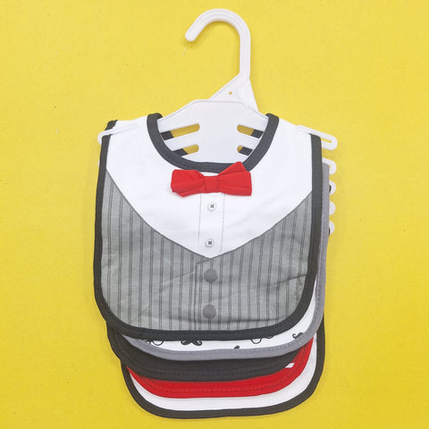 Hudson - Pack of 5 Bibs - Boys - Theme 7